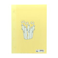 Japan Moomin 5 Pockets A4 Clear File - Hattifatteners : Summer Flower Margaret - 2
