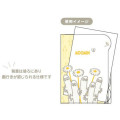 Japan Moomin 5 Pockets A4 Clear File - Hattifatteners : Summer Flower Margaret - 3