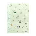 Japan Moomin 5 Pockets A4 Clear File - Characters Beige - 2