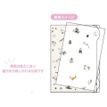 Japan Moomin 5 Pockets A4 Clear File - Characters Beige - 3