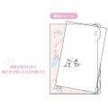 Japan Moomin 5 Pockets A4 Clear File - Moomintroll : Love Light Pink - 3