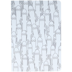 Japan Moomin A5 Notebook - Hattifatteners : Summer White
