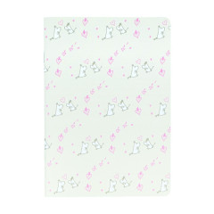 Japan Moomin A5 Notebook - Moomintroll : Love Light Pink