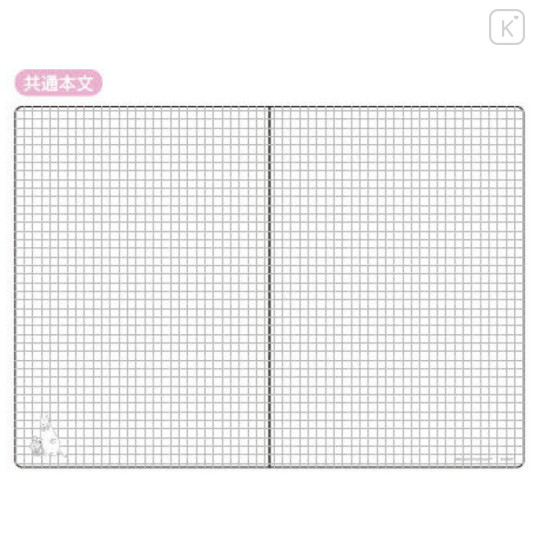 Japan Moomin A5 Notebook - Moomintroll : Love Light Pink - 2
