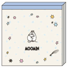 Japan Moomin Square Memo - Characters Beige