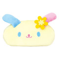 Japan Sanrio Fluffy Plush Pen Case - Usahana : Face - 1