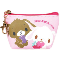 Japan Sanrio Triangular Mini Pouch - Sugarbunnies : Strawberry Cake Pink