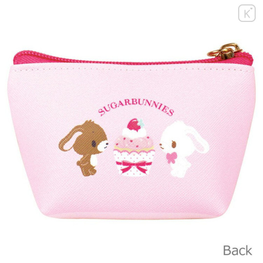 Japan Sanrio Triangular Mini Pouch - Sugarbunnies : Strawberry Cake Pink - 2
