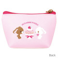 Japan Sanrio Triangular Mini Pouch - Sugarbunnies : Strawberry Cake Pink - 2