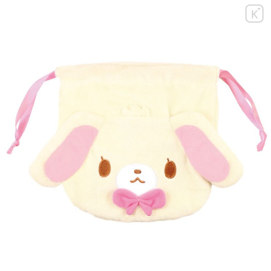 Japan Sanrio Plush Drawstring Bag - Sugarbunnies : Shirousa - 1