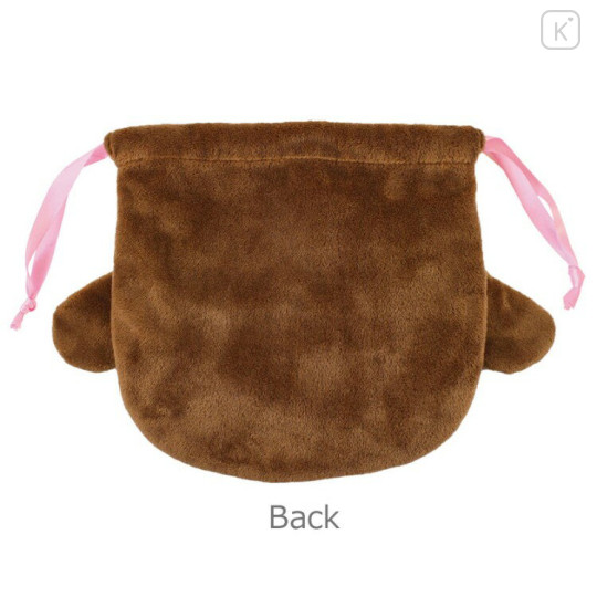 Japan Sanrio Plush Drawstring Bag - Sugarbunnies : Kurousa - 2