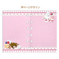 Japan Sanrio 6 Hole Sticker Notebook - Sugarbunnies : Patissers Pink - 3