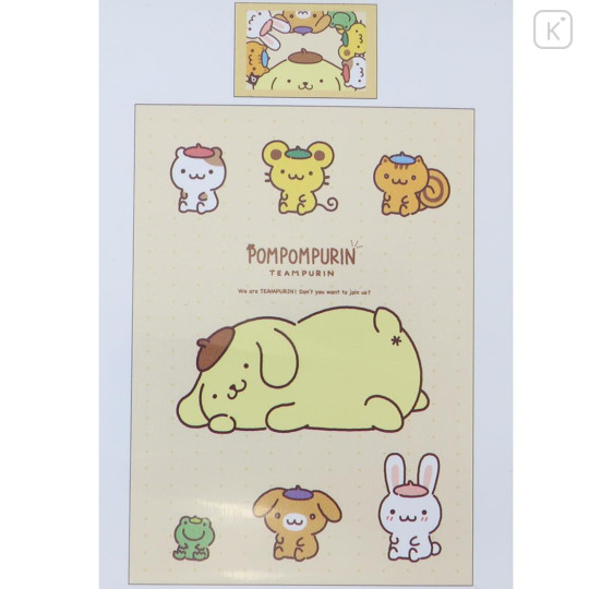 Japan Sanrio Duvet Cover & Pillowcase Set - Pompompurin : Friends Join Us - 3