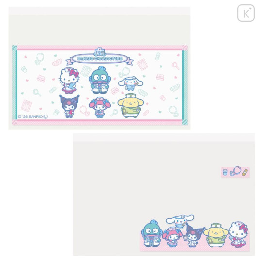 Japan Sanrio Clear Pass Case Card Sleeve Set - Characters Doctor & Nurse - 1