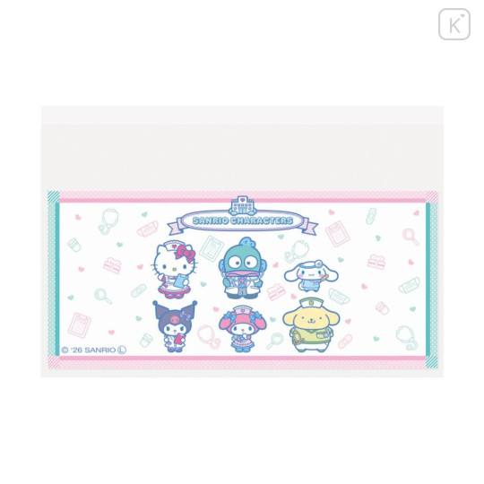 Japan Sanrio Clear Pass Case Card Sleeve Set - Characters Doctor & Nurse - 3