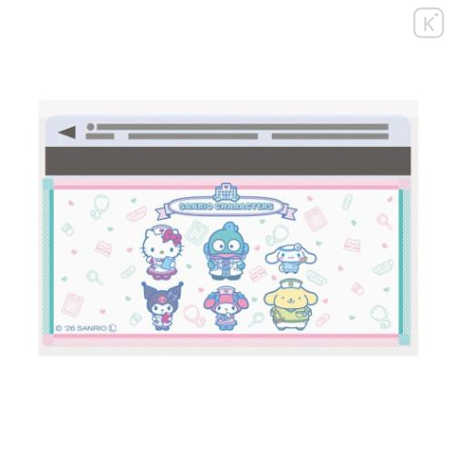 Japan Sanrio Clear Pass Case Card Sleeve Set - Characters Doctor & Nurse - 5