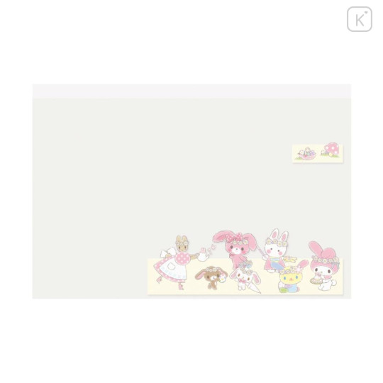 Japan Sanrio Clear Pass Case Card Sleeve Set - Characters Easter Rabbit Bunny Party - 2