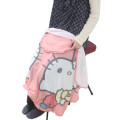 Japan Sanrio Cooling Lap Blanket with Pocket - Hello Kitty & Hello Mimmy : Cherry Pink - 4