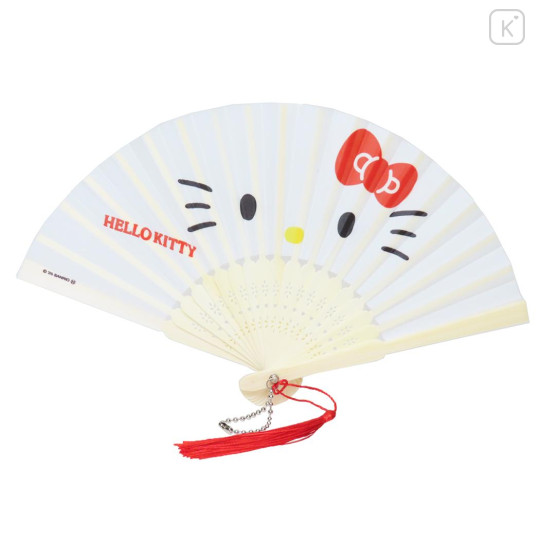 Japan Sanrio Mini Fan Keychain - Hello Kitty - 1