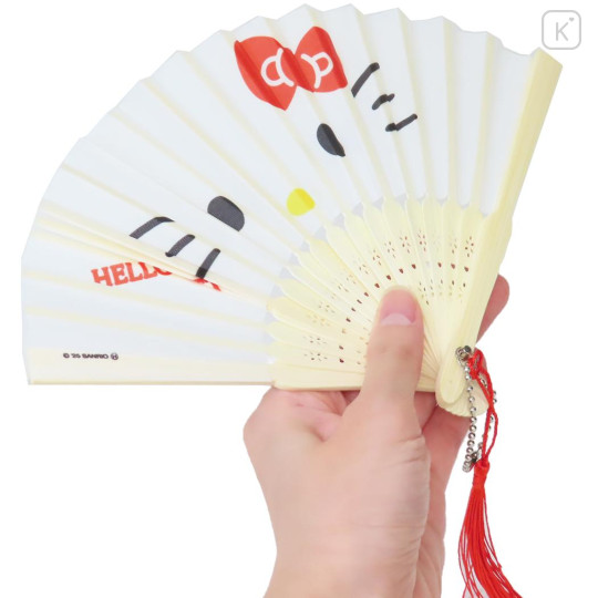 Japan Sanrio Mini Fan Keychain - Hello Kitty - 2