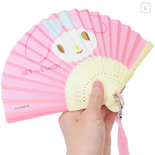 Japan Sanrio Mini Fan Keychain - My Melody - 2