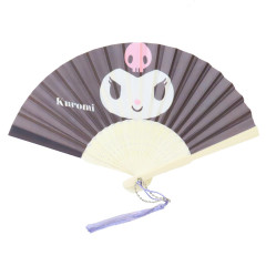 Japan Sanrio Mini Fan Keychain - Kuromi