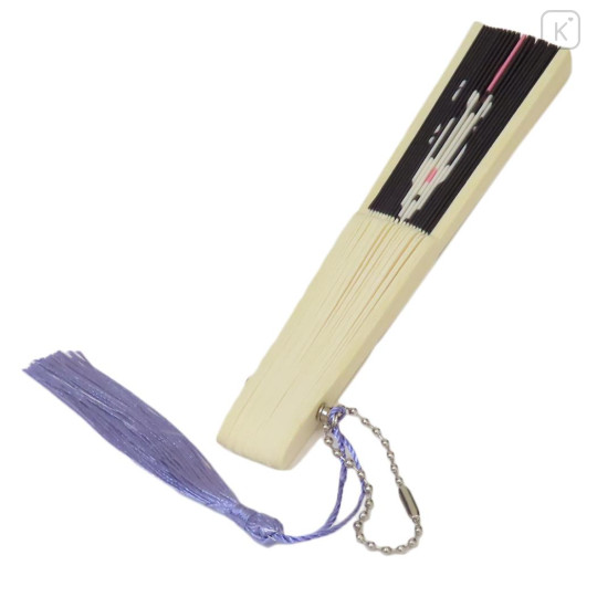 Japan Sanrio Mini Fan Keychain - Kuromi - 3