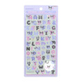 Japan Sanrio Bonbon Drop Seal 3D Sticker - Kuromi : Moji - 1