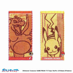 Japan Pokemon Fluffy Half Handkerchief Set - Charizard & Pikachu