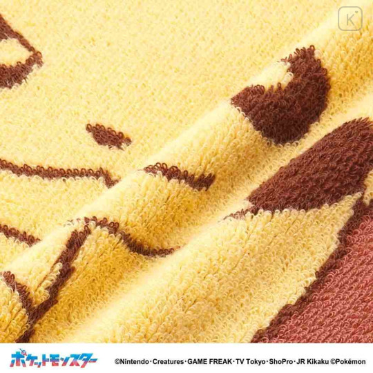 Japan Pokemon Fluffy Half Handkerchief Set - Charizard & Pikachu - 3
