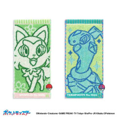 Japan Pokemon Fluffy Half Handkerchief Set - Sprigatito & Terapagos