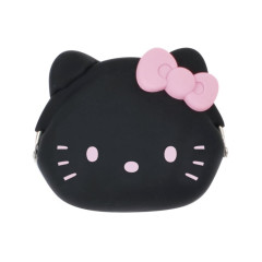 Japan Sanrio Mimi Pochi Pouch - Hello Kitty : Black
