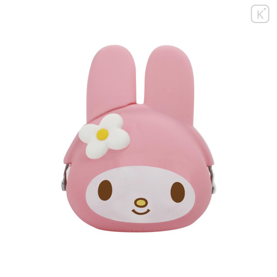 Japan Sanrio Mimi Pochi Pouch - My Melody : Pink - 1