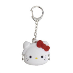 Japan Sanrio Mimi Pochi Bit Keychain - Hello Kitty : White