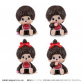 Japan Monchhichi Interior Mini Figures Full Set - Monchhichi-chan & Monchhichi-kun - 3