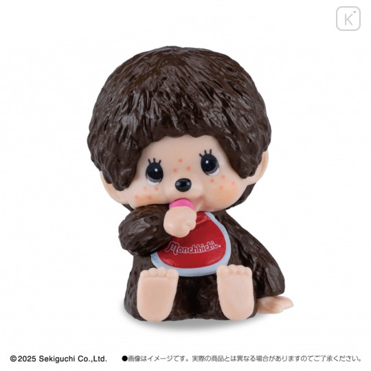 Japan Monchhichi Interior Mini Figures Full Set - Monchhichi-chan & Monchhichi-kun - 5