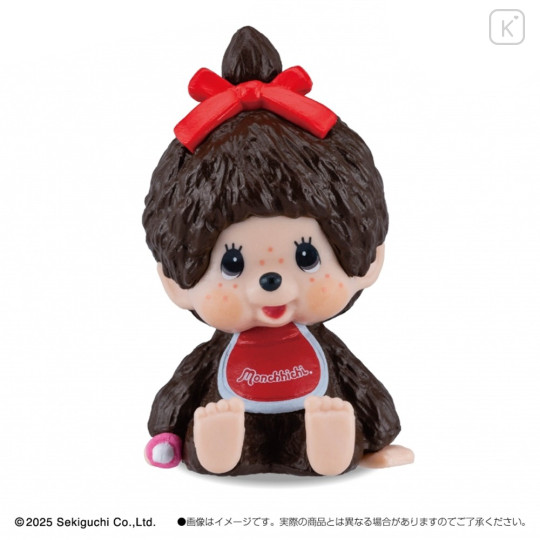 Japan Monchhichi Interior Mini Figures Full Set - Monchhichi-chan & Monchhichi-kun - 6