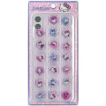 Japan Sanrio KiraCoro Glass Bead Sticker - Hello Kitty : Gal - 1