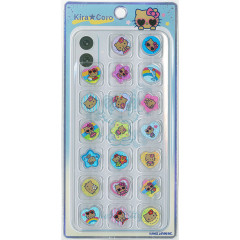 Japan Sanrio KiraCoro Glass Bead Sticker - Hello Kitty : Sunburned