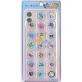 Japan Sanrio KiraCoro Glass Bead Sticker - Hello Kitty & Kuromi & My Melody : Night Party - 1