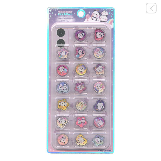 Japan Kamio KiraCoro Glass Bead Sticker - Mochi Mochi Panda - 1
