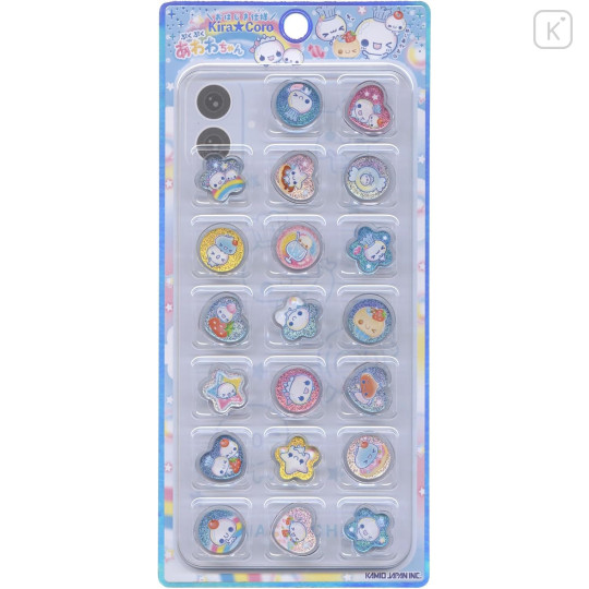 Japan Kamio KiraCoro Glass Bead Sticker - Awawa-chan - 1