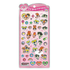 Japan The Powerpuff Girls Pop Seal Hologram 3D Sticker