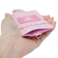Japan Sanrio Pass Case Card Holder & Reel - My Melody : Leopard Bear Pink - 3
