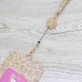 Japan Sanrio Pass Case Card Holder & Reel - Hello Kitty : Leopard Bear - 5