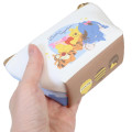 Japan Disney Triangular Mini Pouch - Winnie the Pooh : Friends Blue - 2