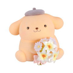 Japan Sanrio Miniature Figure - Pompompurin : Mofamofy Flower Bouquet