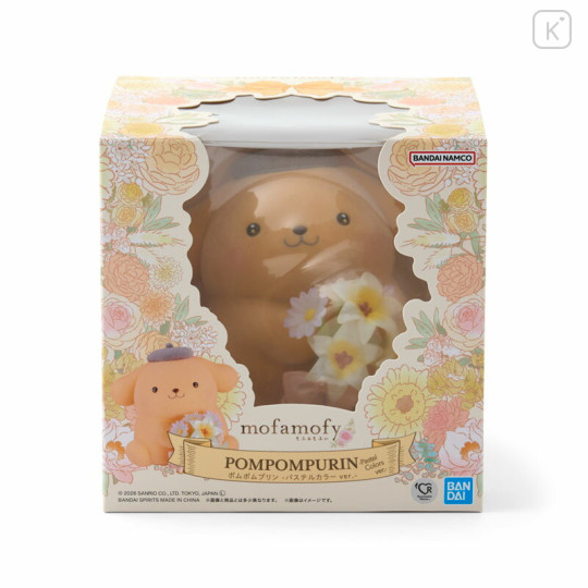 Japan Sanrio Miniature Figure - Pompompurin : Mofamofy Flower Bouquet - 3