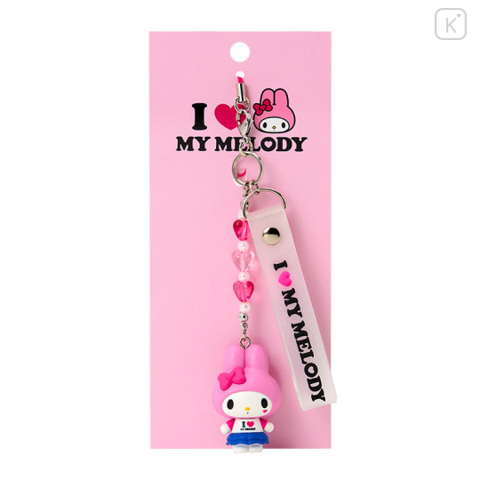 Japan Sanrio Original Mascot Strap - My Melody : I Love Sanrio Characters - 1
