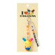 Japan Sanrio Original Mascot Strap - Usahana : I Love Sanrio Characters